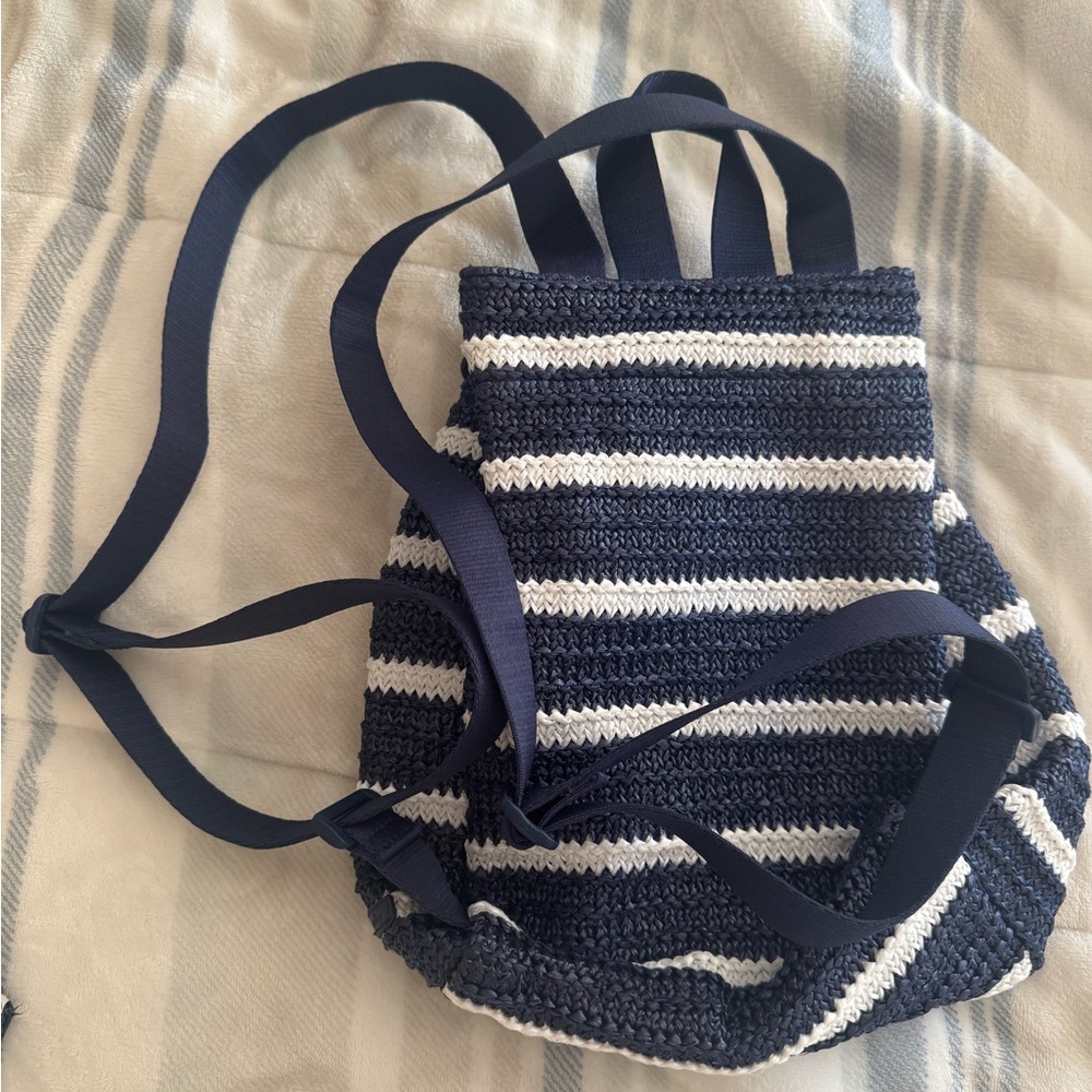 Vera Bradley Navy and White Turtle Backpack Set - Picture 2 of 4